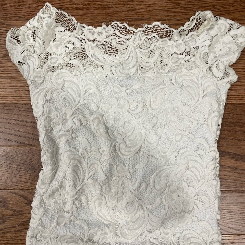 Elegant Lace Off-Shoulder Top